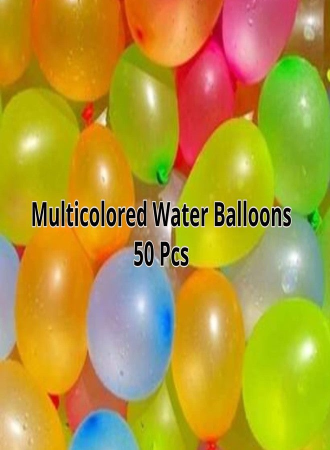 Artonezt بالونات مائية هولي من أرتونيزت (50 قطعة) + مسحوق ألوان جلال لامع طبيعي 100% مع بريق (عبوة من 4) + مكعبات ثلج سحرية للرمي + معجون ألوان هولي فضي وذهبي - Image 4